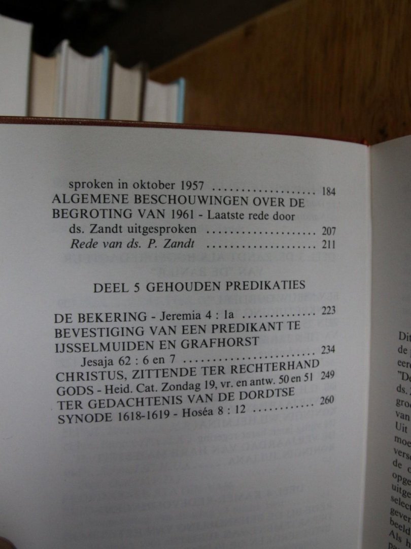 Zandt, Ds. P. - Hoort des Heeren Woord (deel 3)