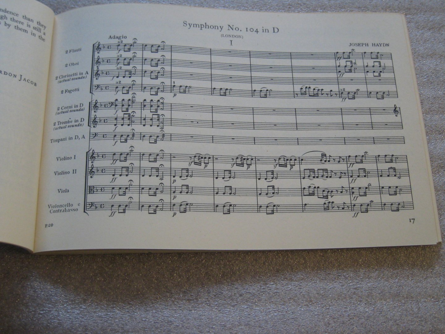 Haydn, Joseph - Symphony No. 104 in D "London" / Partituur