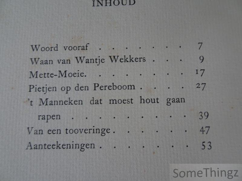 Gezelle, Guido - De Meyer, Maurits (edit.) en Verdickt, G. (ills.) - Vlaamsche volksvertelsels, opgeteekend door Guido Gezelle, voor 't eerst in boekvorm uitgegeven door Maurits De Meyer, met teekeningen van G. Verdickt.