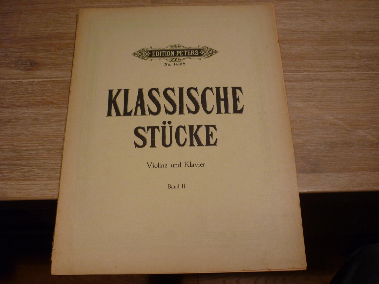 Diverse componisten - Sammlung Klassischer Stucke - Band II; aus werken beruhmter Meister fur Violine mit Pianofortebegleitung (Bearbeitet von Fr. Hermann)