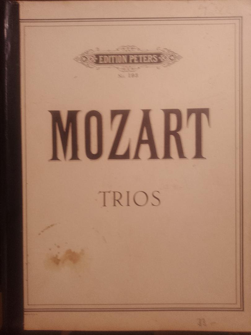 Mozart - Trios (Piano, viool, cello(