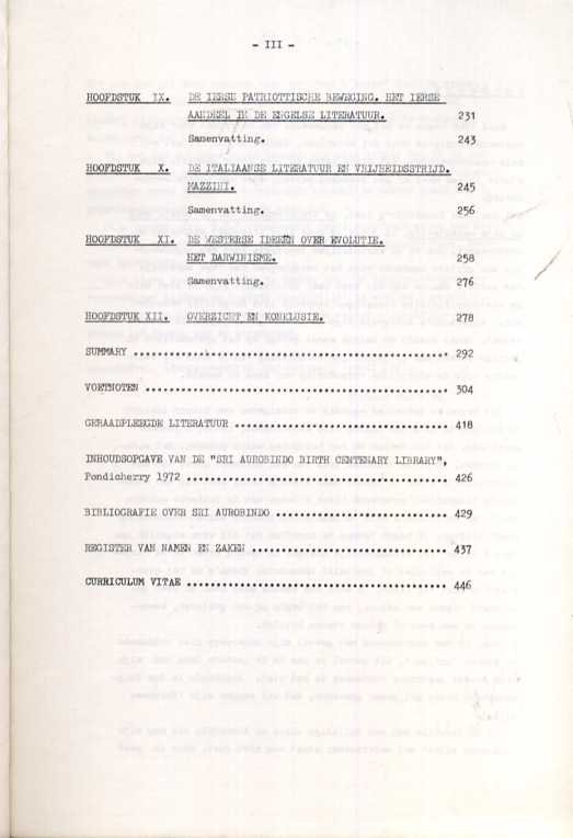 Dijk, A. M. G. - Europese invloeden op het denken van Sri Aurobindo.