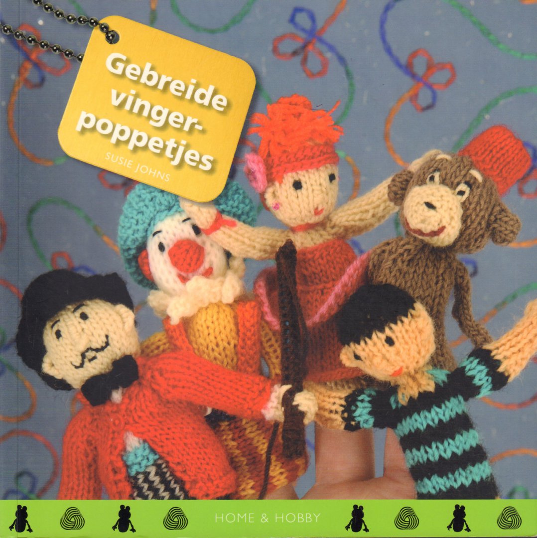Johns, Susie - Gebreide Vingerpopjes, 155 pag. softcover, gave staat