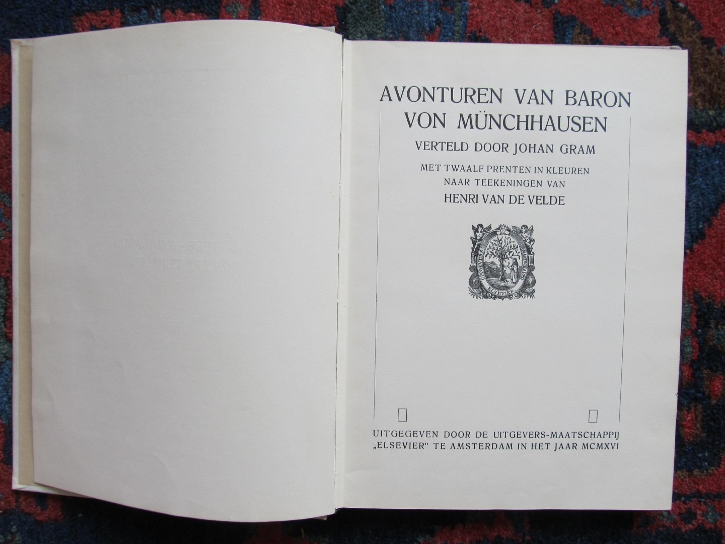  - AVONTUREN VAN BARON VON MÜNCHHAUSEN Geïllustreerd door H. van de Velde