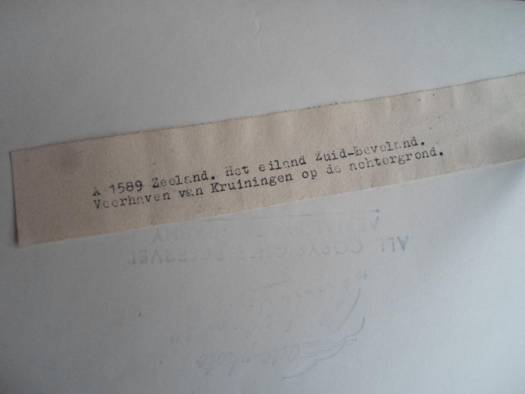  - Foto Aerophoto Nederland Watersnoodramp 1953, Zuid-beveland