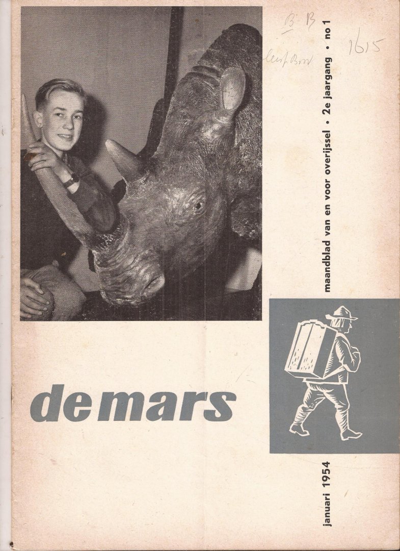  - De Mars.Maandblad Overijssel Losse Nummers 1954 en 1955