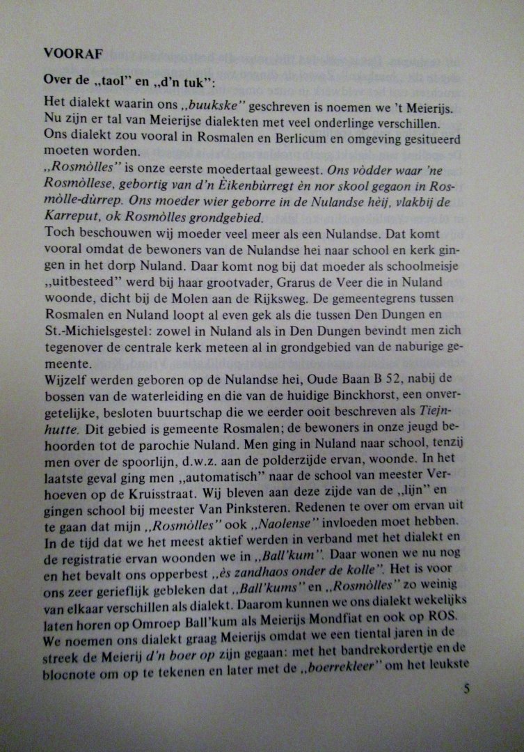 Swanenberg, Cor - Wiej wè bewaort. Un Oostbrabants woordebuukse.