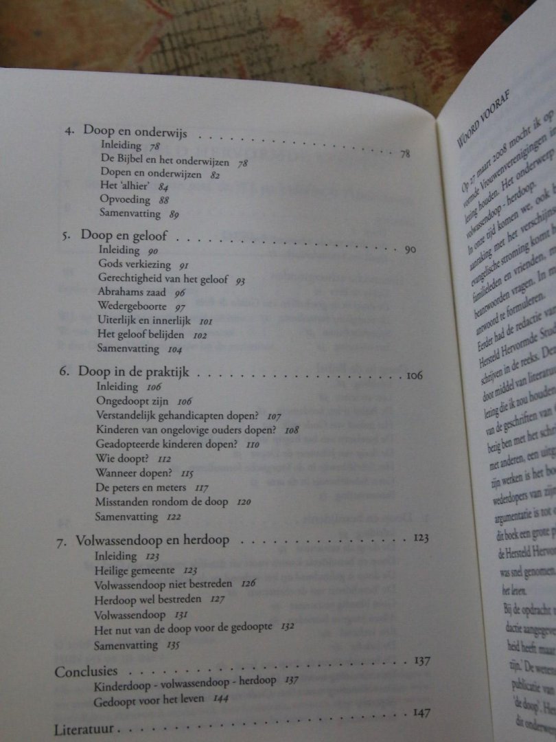 Korteweg, Dr. P. - Gedoopt voor het leven (kinderdoop- volwassendoop - herdoop)