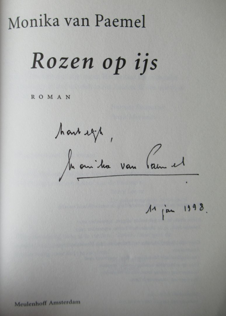 Paemel, Monika van - Rozen op ijs