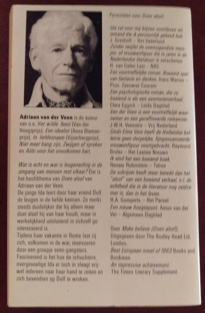 Adriaan van der Veen - Doen alsof / druk 6