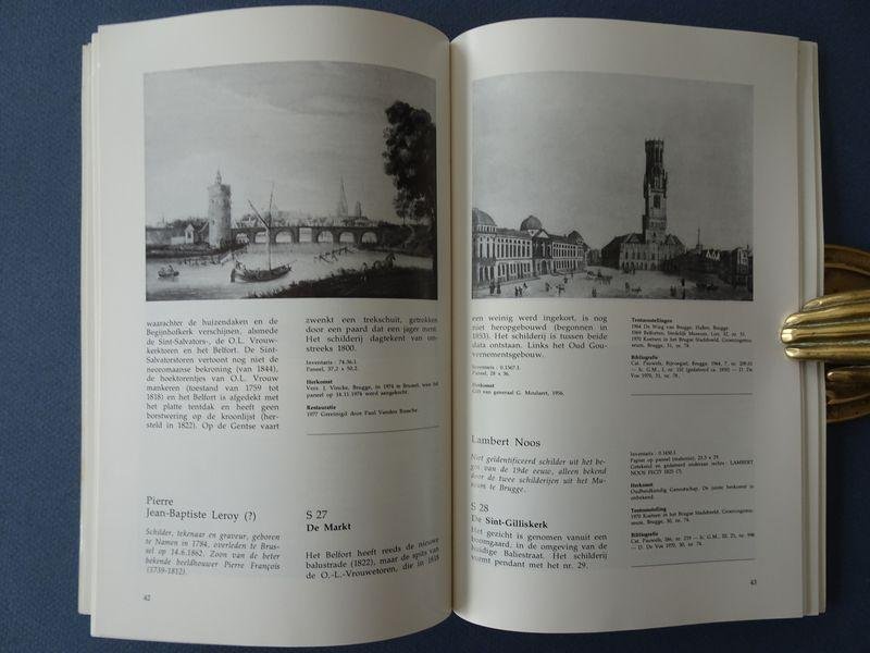 Janssens de Bisthoven, Aquilin. - Catalogus van de Brugse stadsgezichten : schilderijen 17e-20e eeuw.