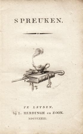 [BILDERDIJK, Willem] - Spreuken.
