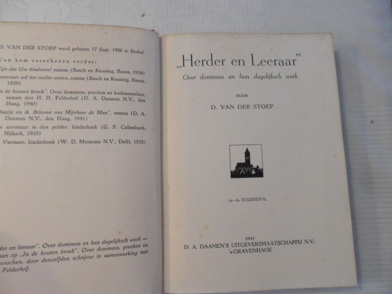 Stoep van der D. - Herder en leeraar
