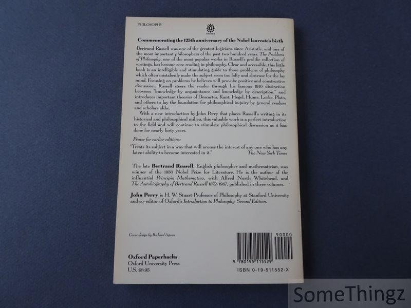 Bertrand Russell / Perry, John (introd.). - The Problems of Philosophy. With a new introduction by John Perry.