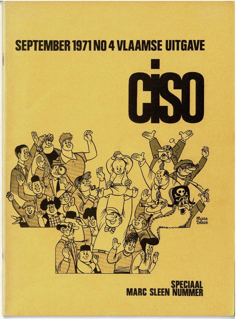 Sleen,Marc e.a. - Ciso 4  Vlaamse editie september 1971 Marc Sleen nummer