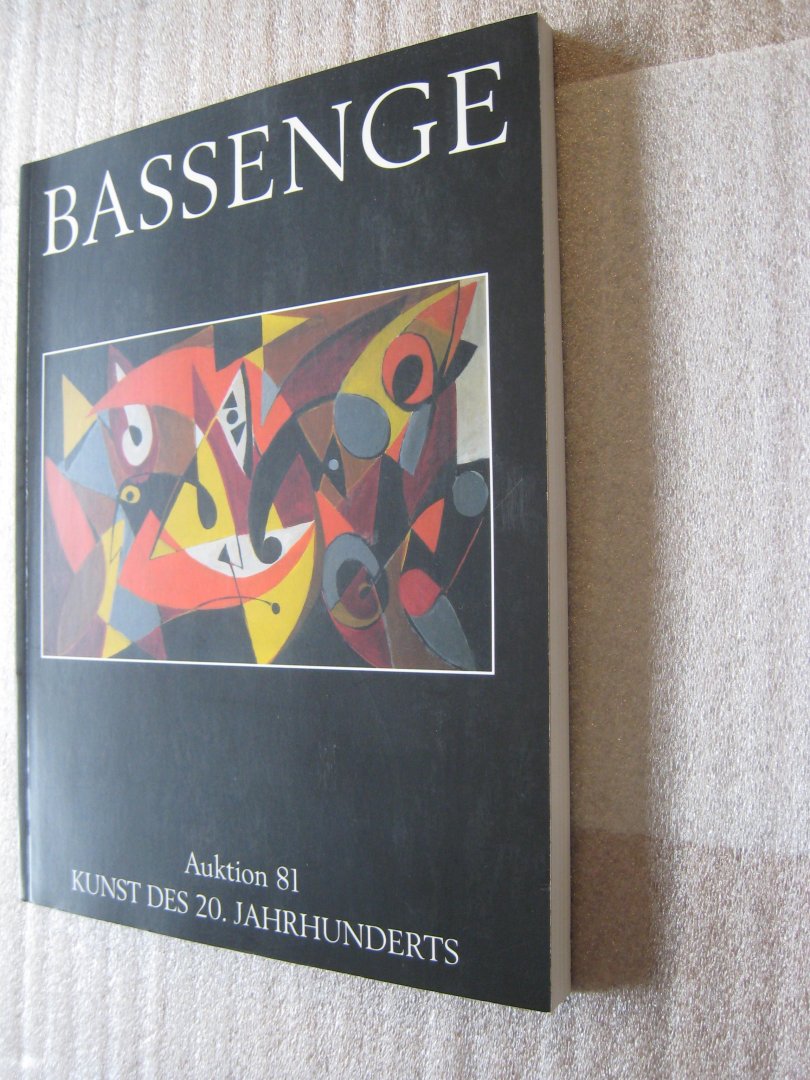 Bassenge - Kunst des 20. Jahrhunderts / Auktion 81 / 24. Mai 2003