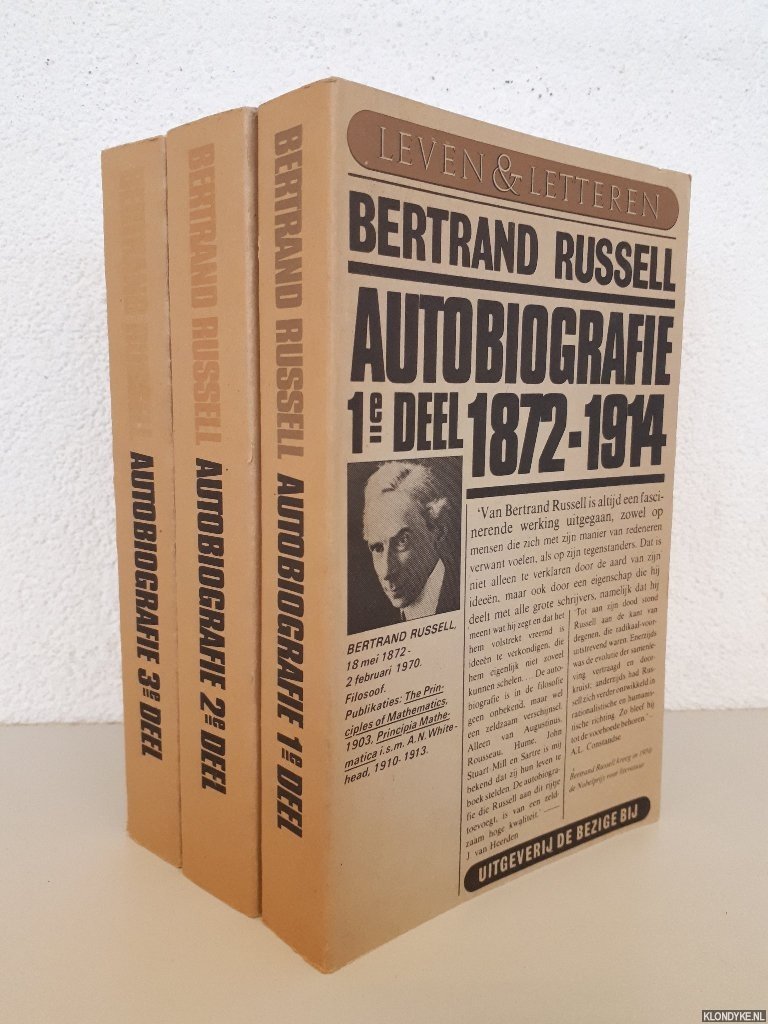Russell, Bertrand - Autobiografie (3 delen)