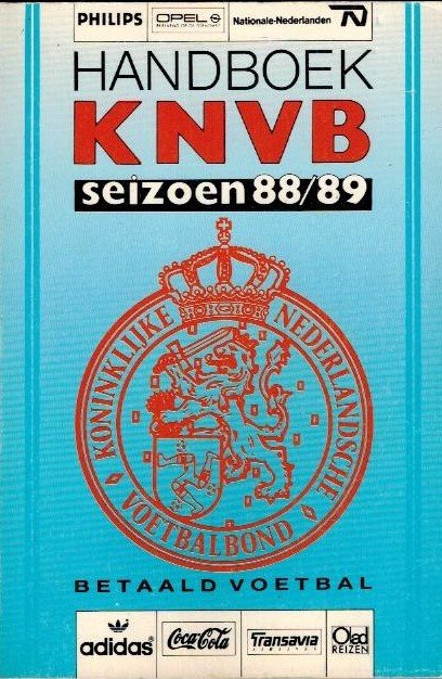 Fred Racke en Ger Stolk - Handboek KNVB Betaald Voetbal 88-89