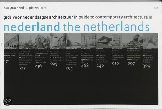 Groenendijk Paul, Vollaard Piet - Gids voor hedendaagse architectuur in Nederland / Guide to contemporary architecture