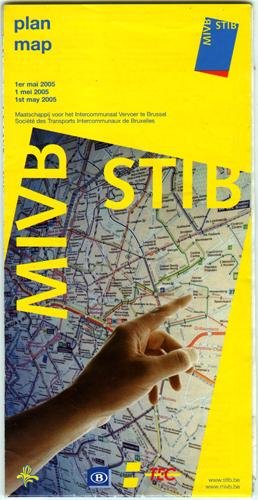  - Plan map MIVB STIB Brussel