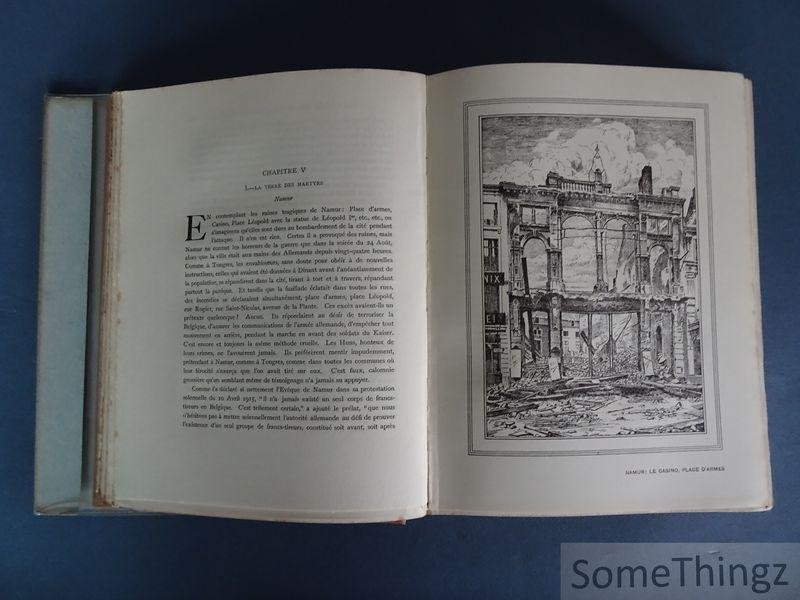Verdavaine, Georges (text) and Louis Berden (ills.) - Pictures of ruined Belgium / Visions de la Belgique détruite.