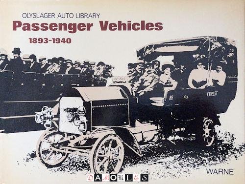 Bart H. Vanderveen - Passenger Vehicles 1893- 1940