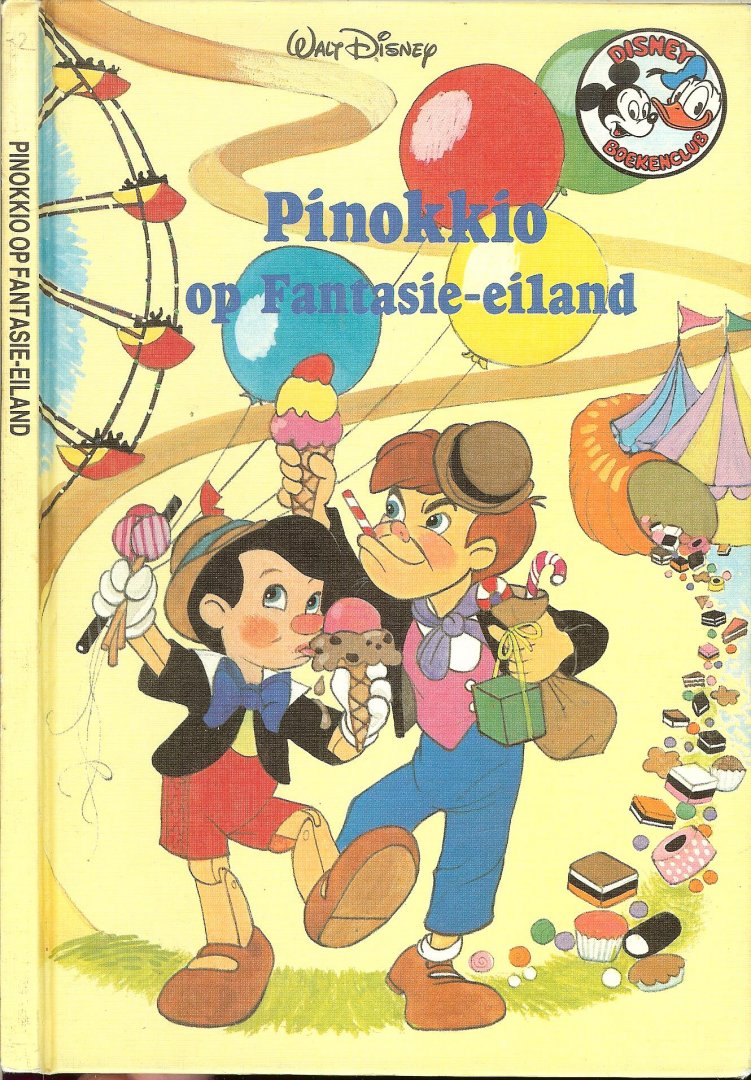 Walt Disney en vertaling door Claudy Pleysier - Pinokkio op Fantasie-eiland