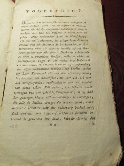  - Tafereel van een gelukkig burger-gezin. Dichtstuk