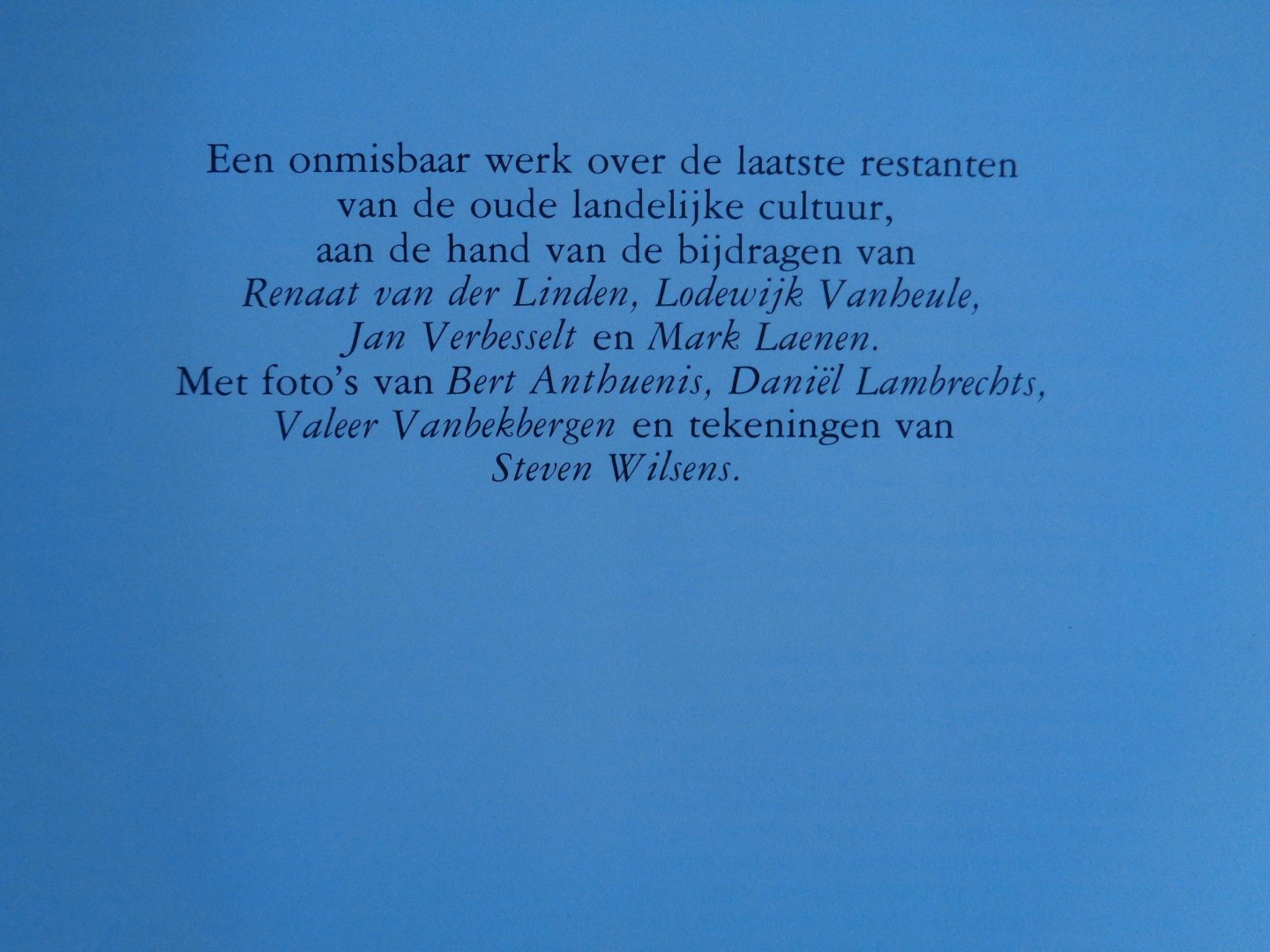 renaat van der linden-lodewijk van beule - Landelyk leven in vlaanderen / druk 1