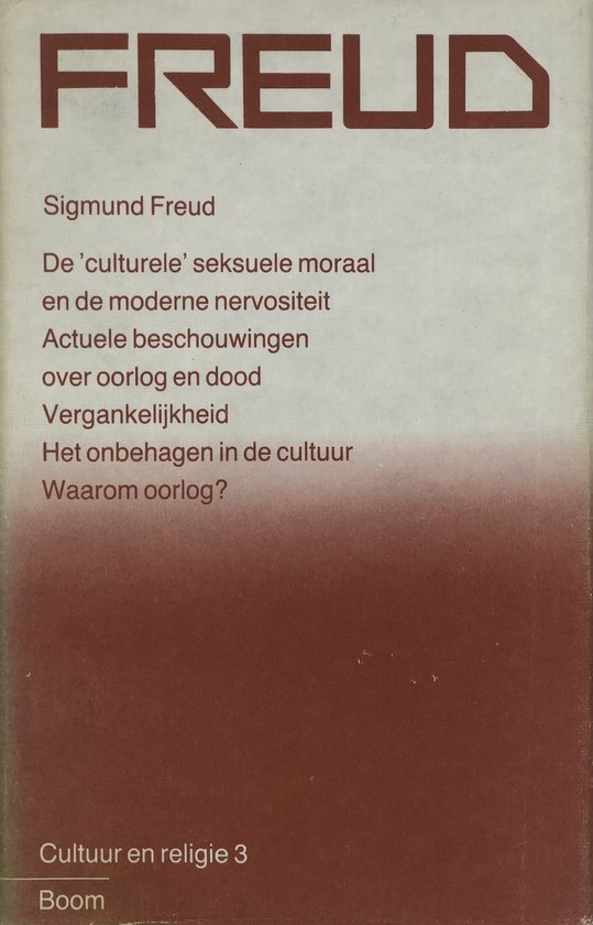 Sigmund Freud - Cultuur En Religie Dl 3