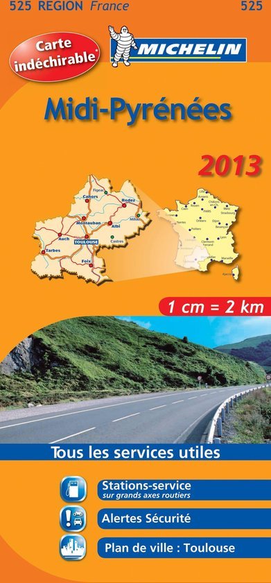 Unknown - Midi - pyrenees 17525 carte michelin kaart 2013