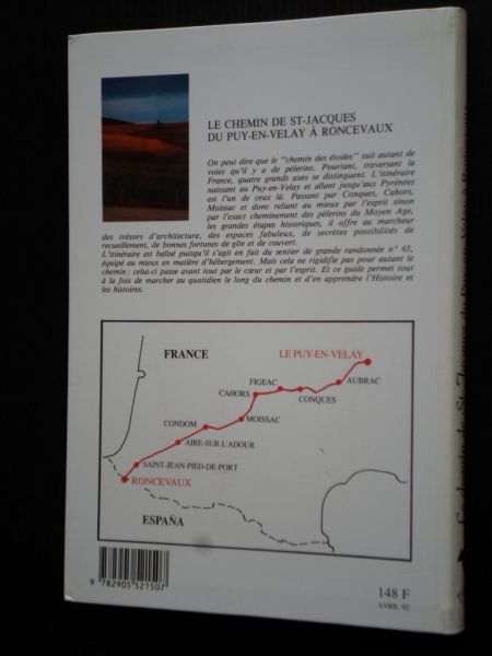 Laborde-Balen, Louis & Rob Day - Le Chemin de St-Jacques [Santiago de Compostella], Du Puy-en-Velay à Roncevaux par le GR65