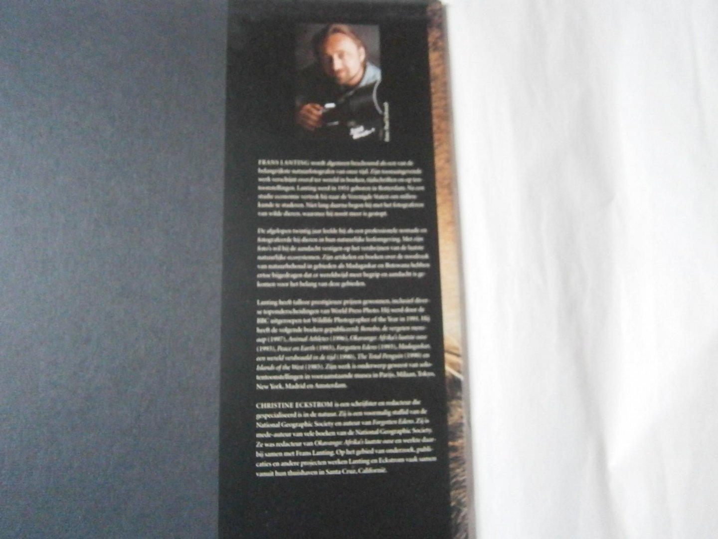 Lanting, Frans, Christine Eckstrom - Oog in oog