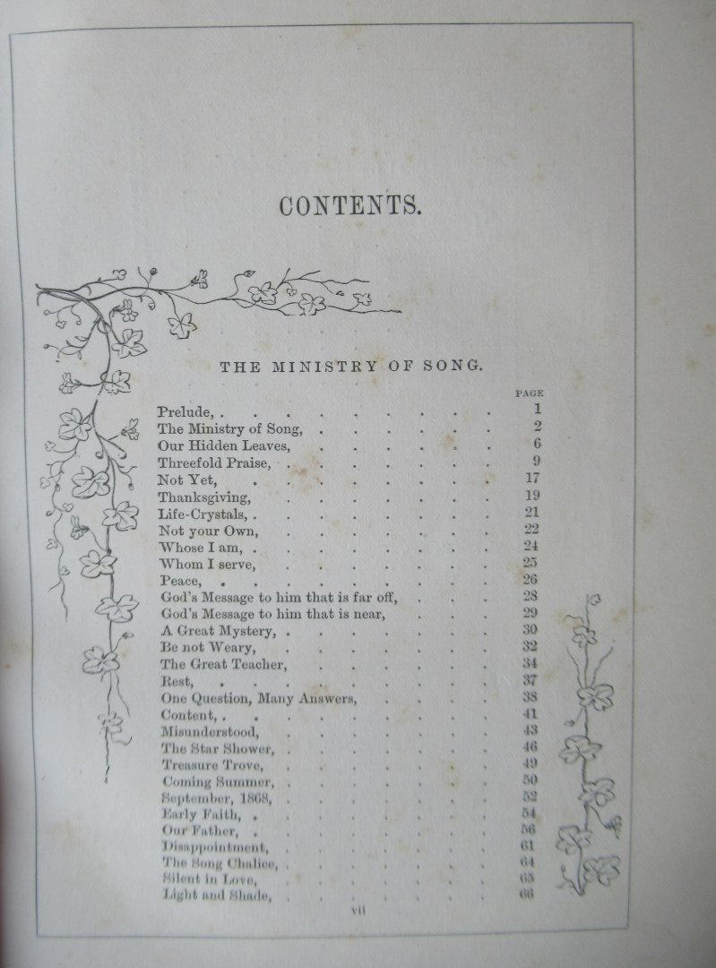 Havergal, Frances Ridley - Life mosaic