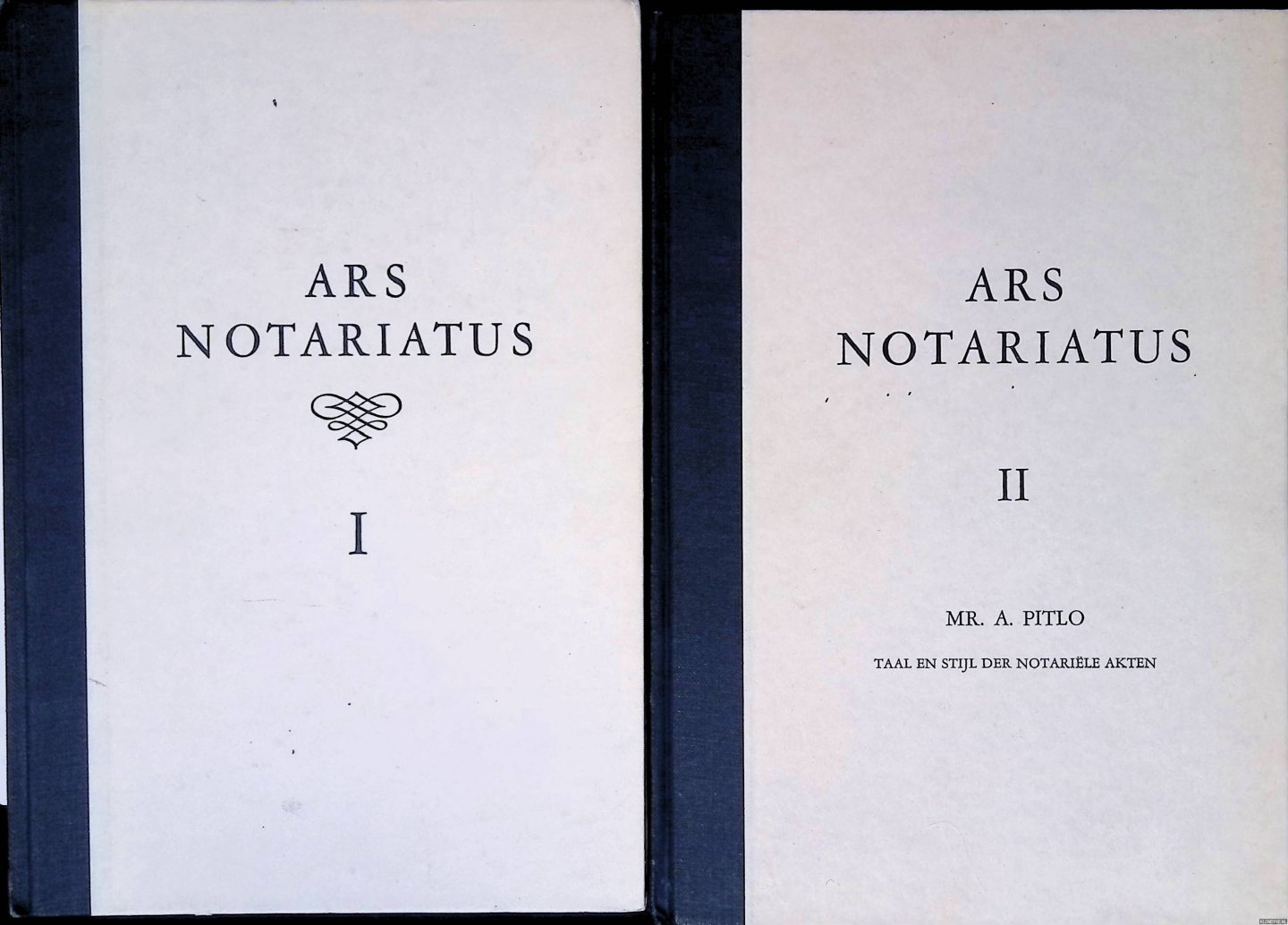 Warmelink, H.A. & Mr. A. Pitlo - Ars Notariatus (2 delen)
