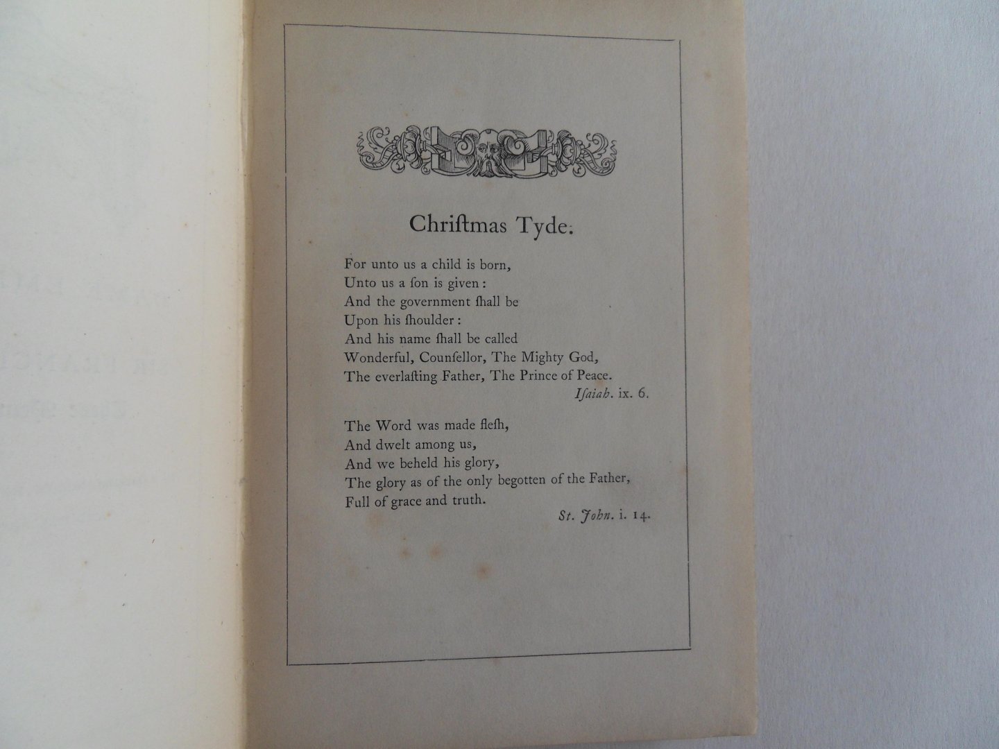 Coleridge, Sara (edited by) [ dochter van Samuel T. Coleridge - 1772 / 1834 ]. - Christmas Tyde.