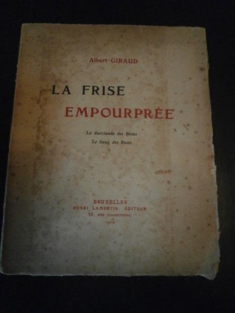 Albert Giraud - La Frise Empourprée
