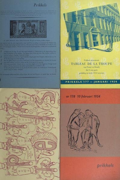 Proost Prikkels. - Nummers 177 - 188.  'Jaargang' 1954.