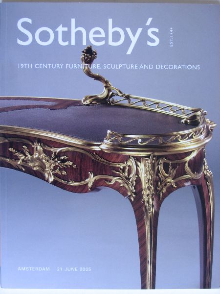 Catalogus Sotheby's - 19th Century Furniture, Sculpture and Decorations