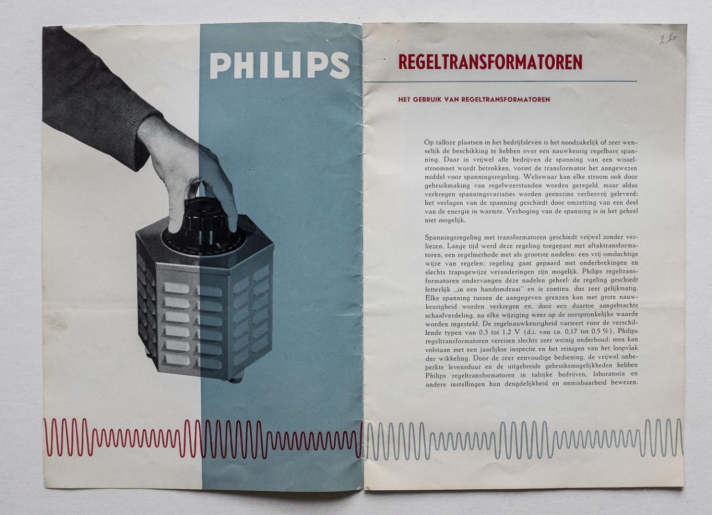  - Philips Regeltransformatoren