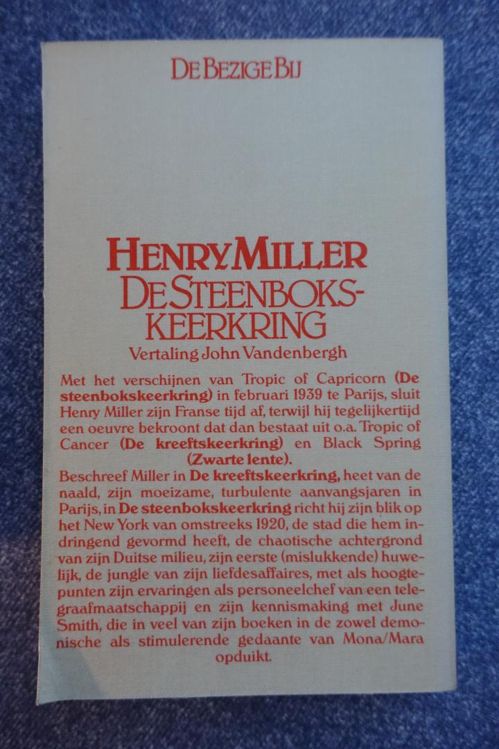 Miller, Henry - De Steenbokskeerkring (BBliterair)