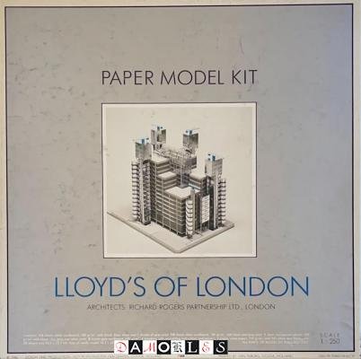 Richard Rogers - Lloyd's of London. Paper Model Kit Scale 1 : 250