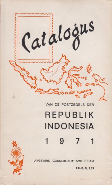 Uitgeverij Zonnebloem - Catalogus van de postzegels der Republik Indonesia 1971