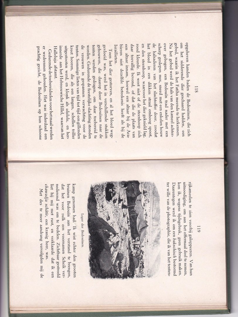 Keller Adolf - Naar den Sinaï, naar het Duits enigszins verkort met vele afbeeldingen naar oorspronkelijke opnamen