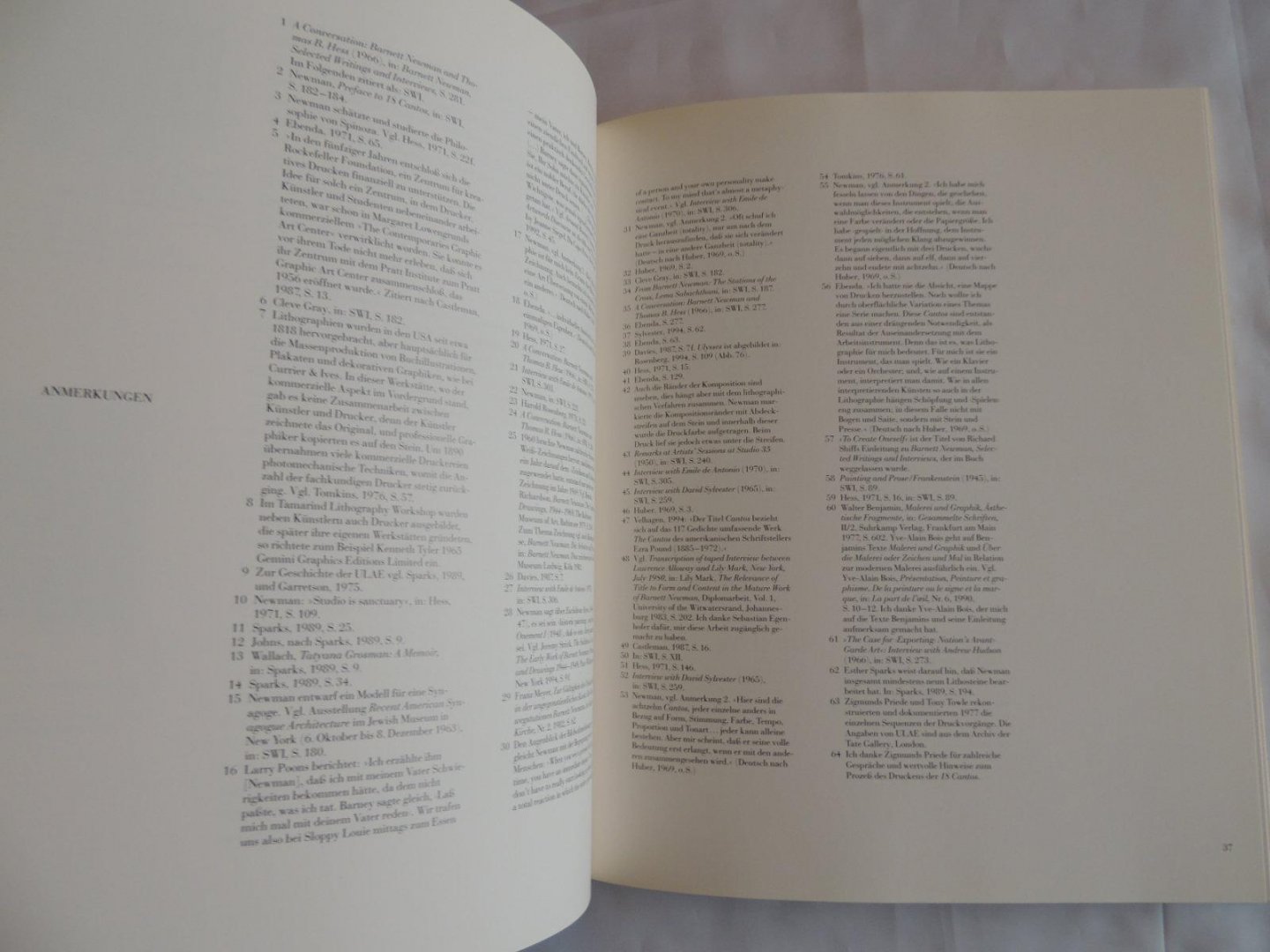 Gabriele Schor, Barnett Newman - Barnett Newman die Druckgraphik, 1961-1969