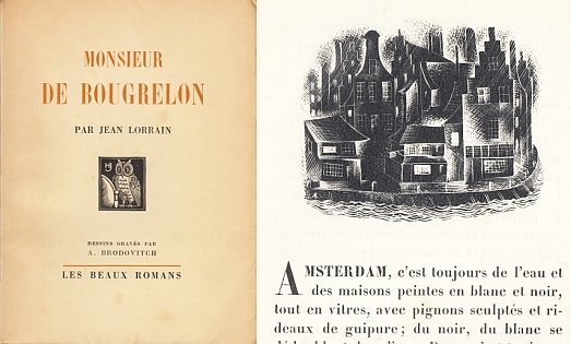 LORRAIN, Jean - Monsieur de Bougrelon. Dessins gravés par A. Brodovitch.