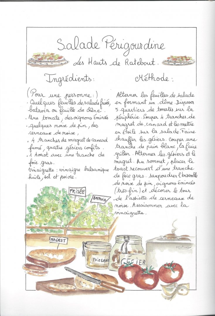 ilustrator Rosi  Larapidie - Ltineraire Gourmand Des Castels