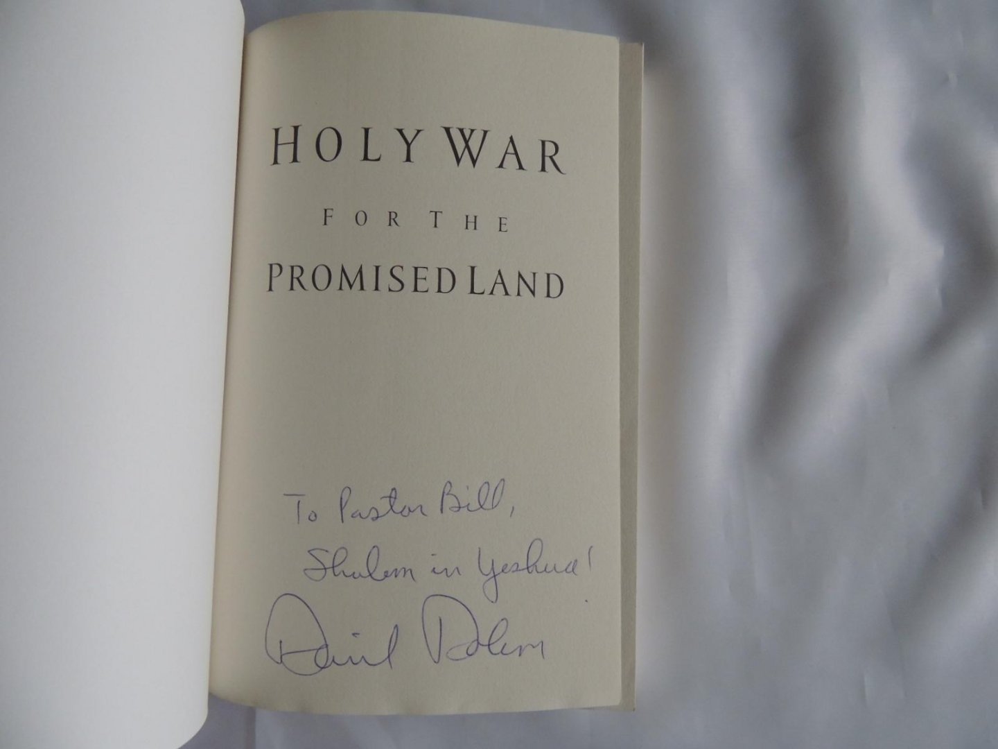 David Dolan - Holy war for the promised land : Israel at the crossroads