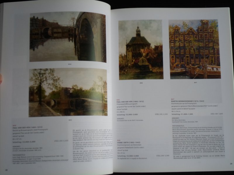 Catalogus Christie's - Amsterdamse Stadsgezichten uit de Collectie Meentwijck