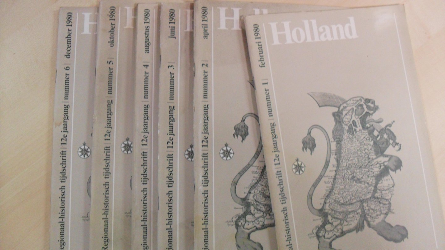 Redactie - Holland Regionaal-Historisch tijdschrift jaargang 1980